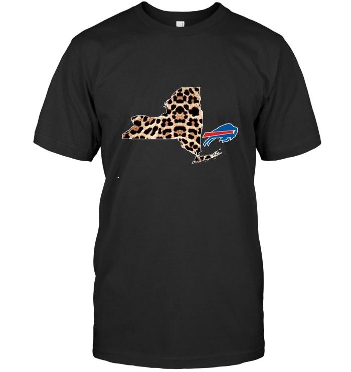 Nfl Buffalo Bills Panther Pattern State Map Shirt Tshirt Plus Size Up To 5xl