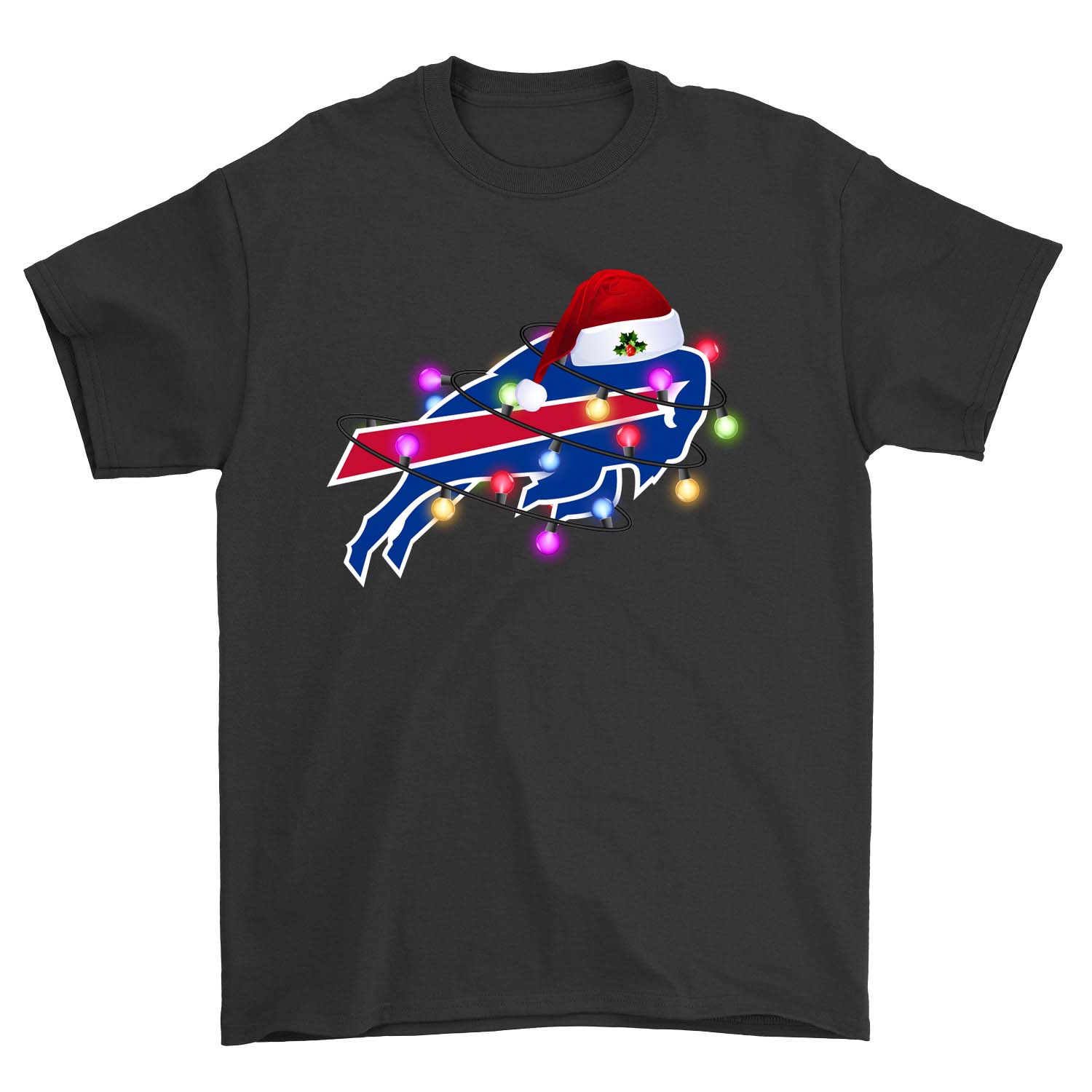 Nfl Buffalo Bills Santas Hat Merry Christmas Buffalo Bills Tshirt Size Up To 5xl