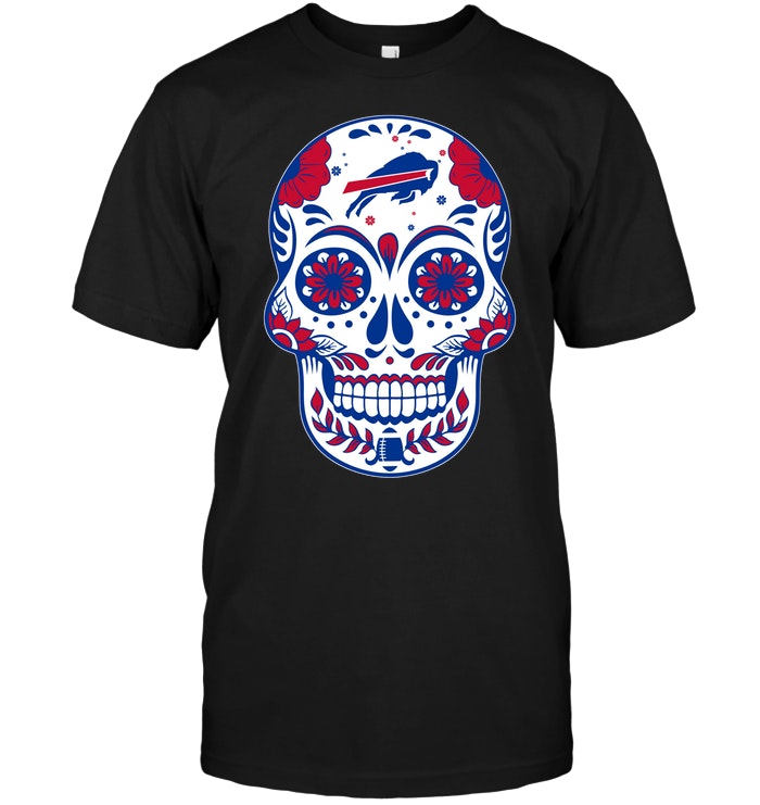 Nfl Buffalo Bills Sugar Skull Sweater Plus Size Up To 5xl