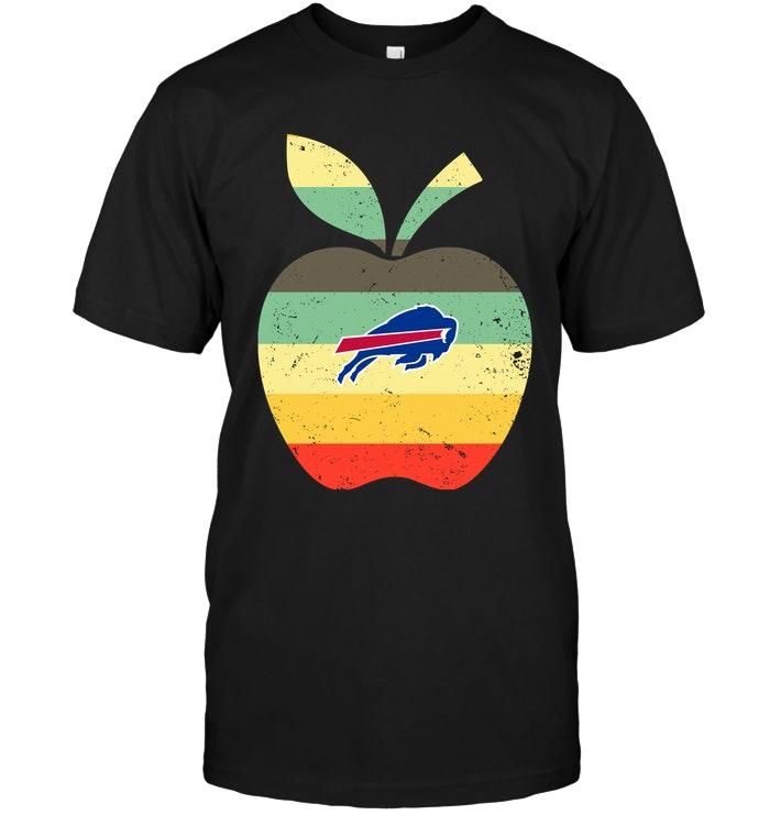 Nfl Buffalo Bills Teacher Apple Retro Shirt Shirt Plus Size Up To 5xl