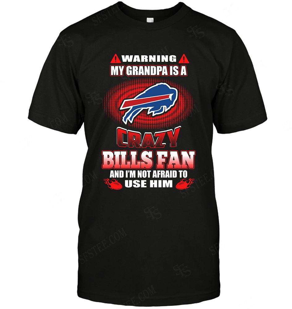 Nfl Buffalo Bills Warning My Grandpa Crazy Fan Sweater Plus Size Up To 5xl