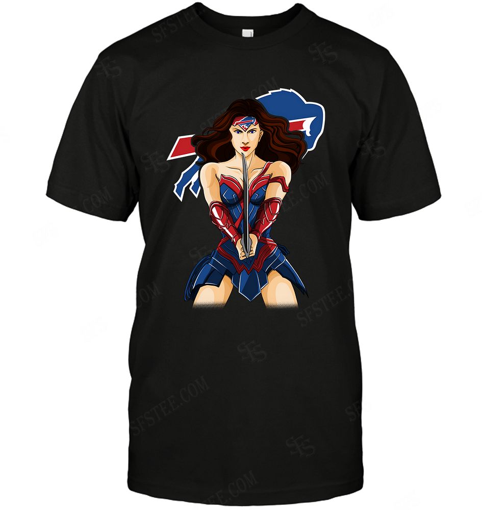 Nfl Buffalo Bills Wonderwoman Dc Marvel Jersey Superhero Avenger Tshirt Size Up To 5xl