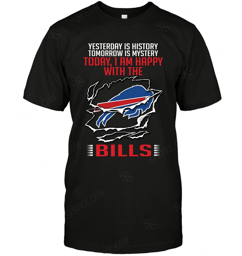 Nfl Buffalo Bills Yesterday Is History Shirt Plus Size Up To 5xl