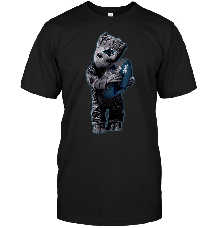 Nfl Carolina Panthers Baby Groot Hug Carolina Panthers Football Nfl Tank Top Plus Size Up To 5xl