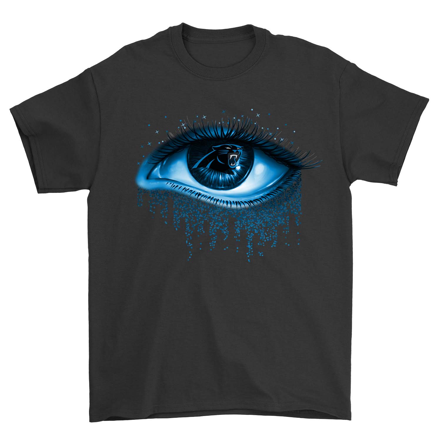 Nfl Carolina Panthers Blue Eye Carolina Panthers Tshirt Plus Size Up To 5xl