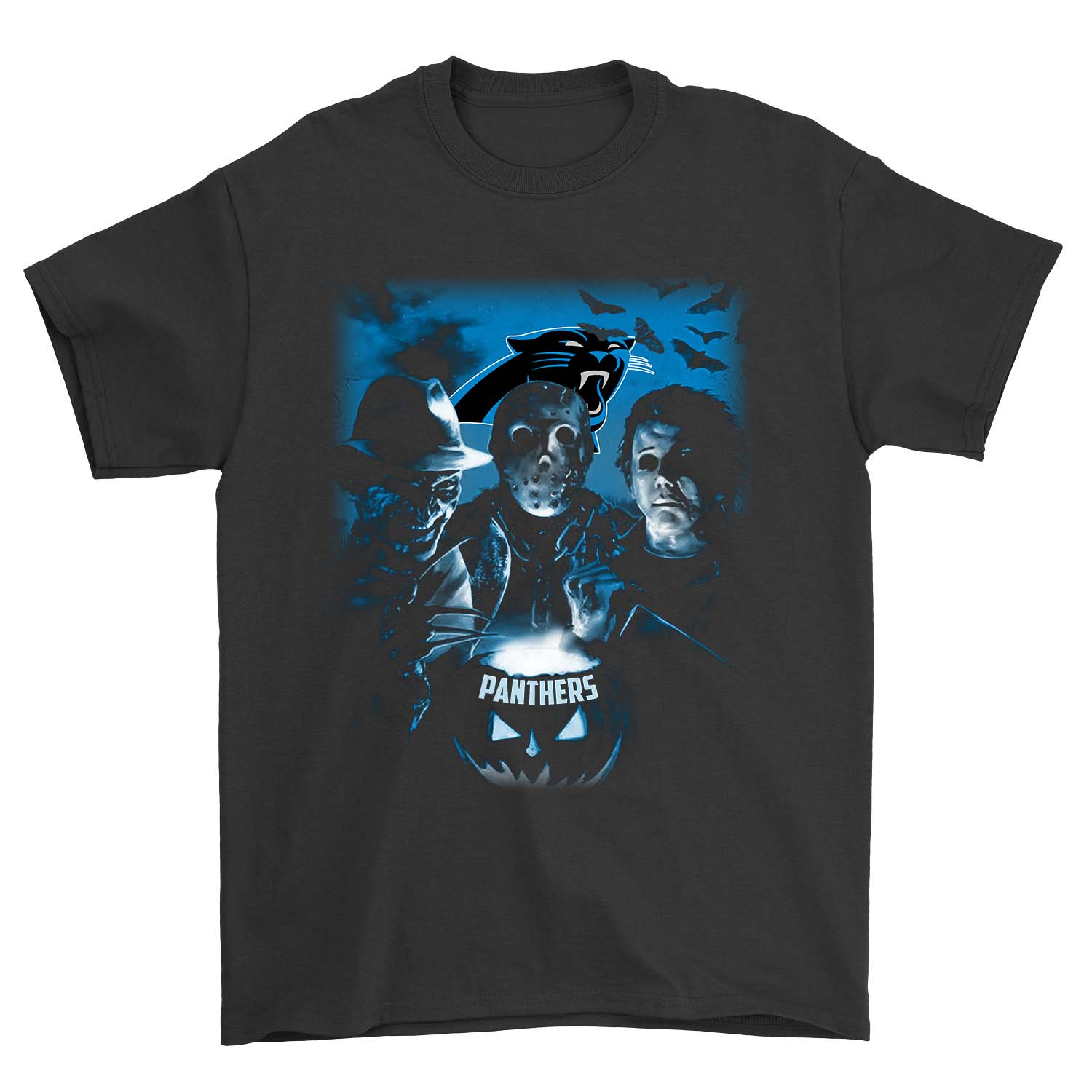 Nfl Carolina Panthers Freddy-michael-jason Carolina Panthers Tshirt Plus Size Up To 5xl