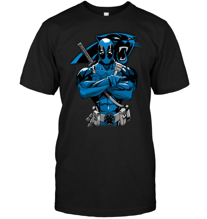 Nfl Carolina Panthers Giants Deadpool Carolina Panthers Tshirt Plus Size Up To 5xl