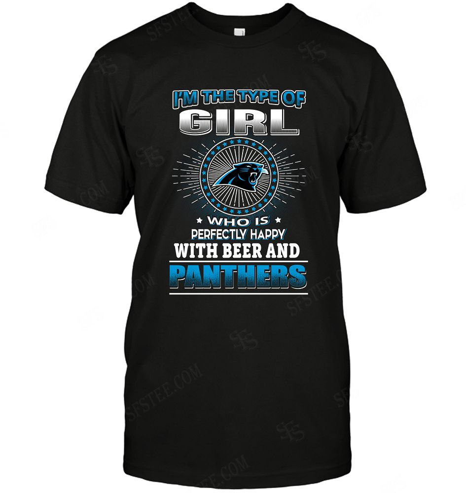 Nfl Carolina Panthers Girl Loves Beer Hoodie Size Up To 5xl