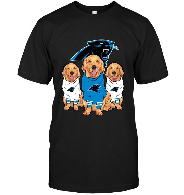 Nfl Carolina Panthers Golden Retriever Carolina Panthers Fan Shirt Sweater Size Up To 5xl