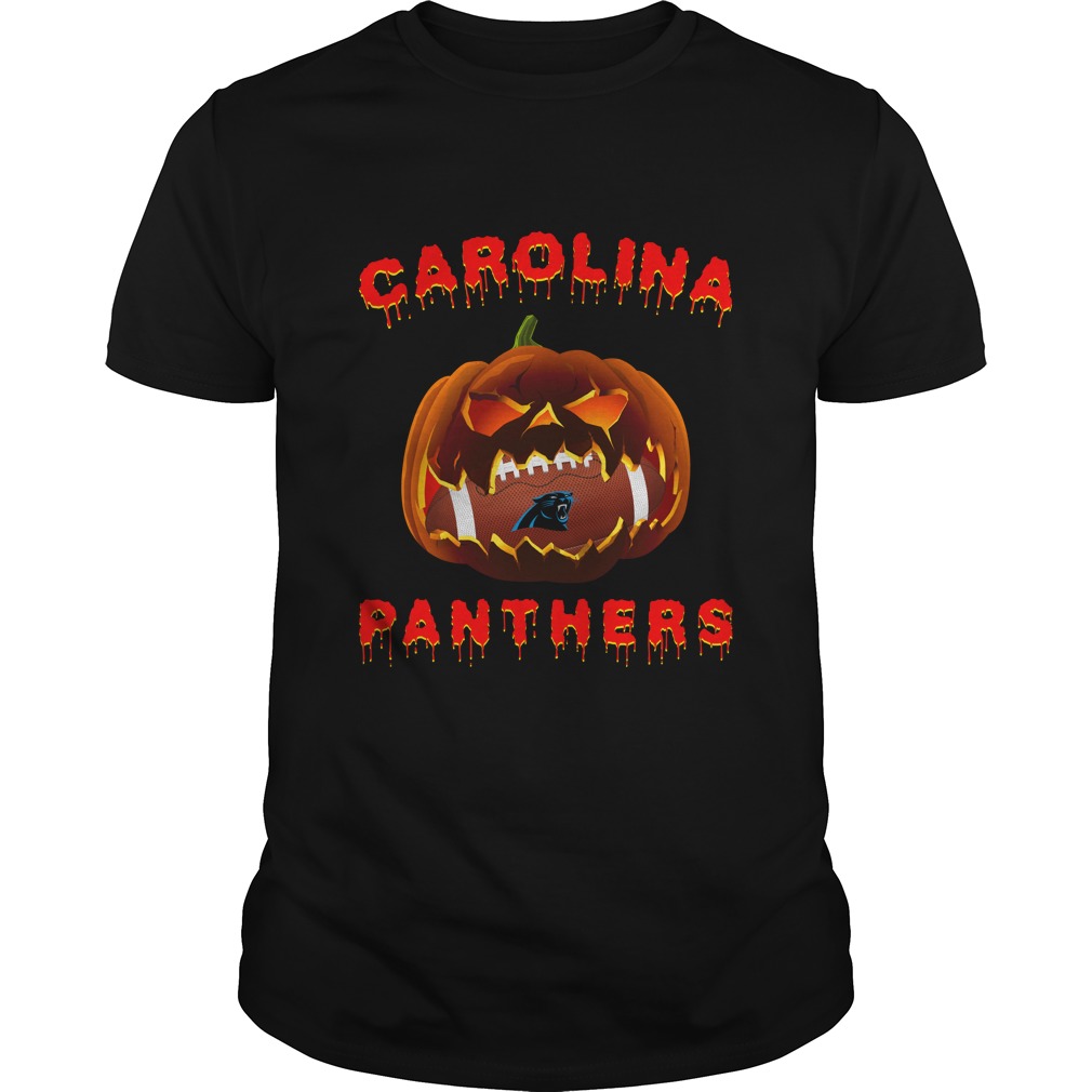 Nfl Carolina Panthers Halloween Pumpkin Carolina Panthers Nfl Hoodie Plus Size Up To 5xl