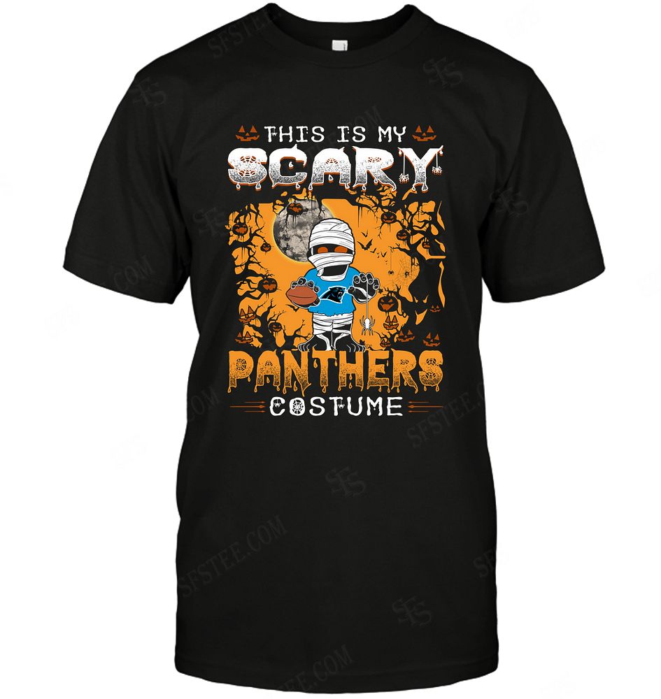 Nfl Carolina Panthers Halloween This Is My Scary Costume Shirt Plus Size Up To 5xl