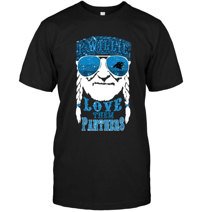 Nfl Carolina Panthers I Willie Love Them Carolina Panthers Shirt Tank Top Size Up To 5xl