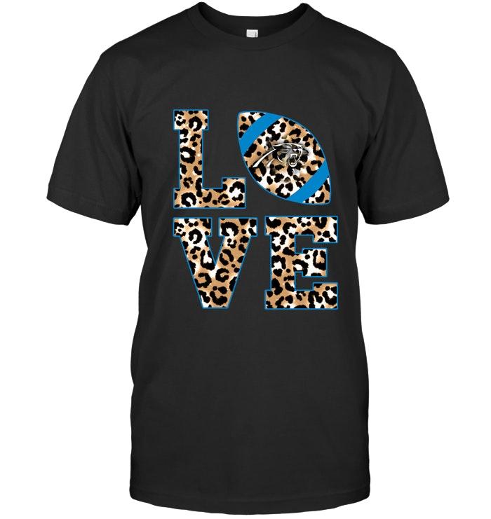 Nfl Carolina Panthers Love Carolina Panthers Panther Pattern Shirt Shirt Plus Size Up To 5xl