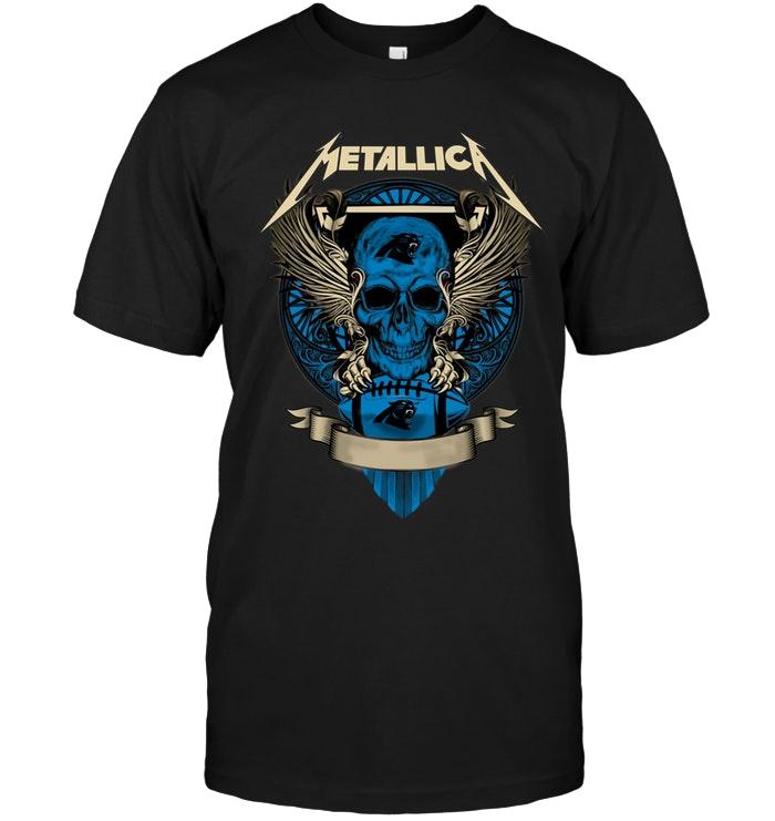 Nfl Carolina Panthers Metallica Carolina Panthers Fan Shirt Tshirt Size Up To 5xl