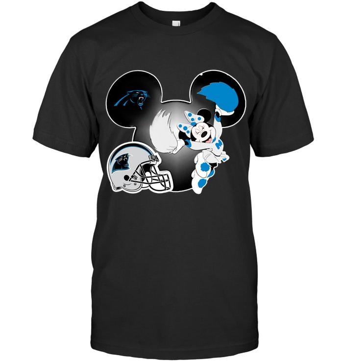 Nfl Carolina Panthers Minnie Cheerleader Shirt Tank Top Plus Size Up To 5xl