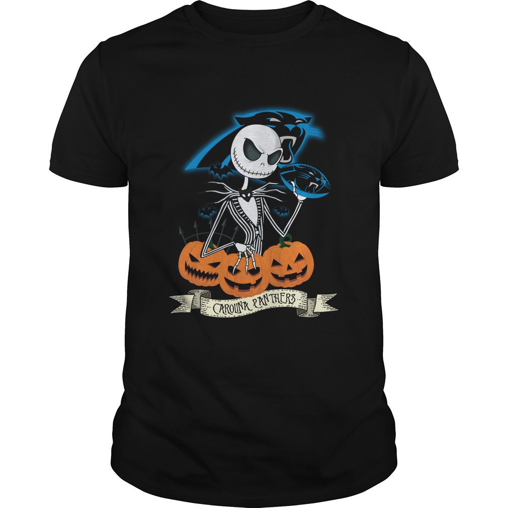 Nfl Carolina Panthers Nfl Halloween Carolina Panthers Jack Skellington Plus Size Up To 5xl