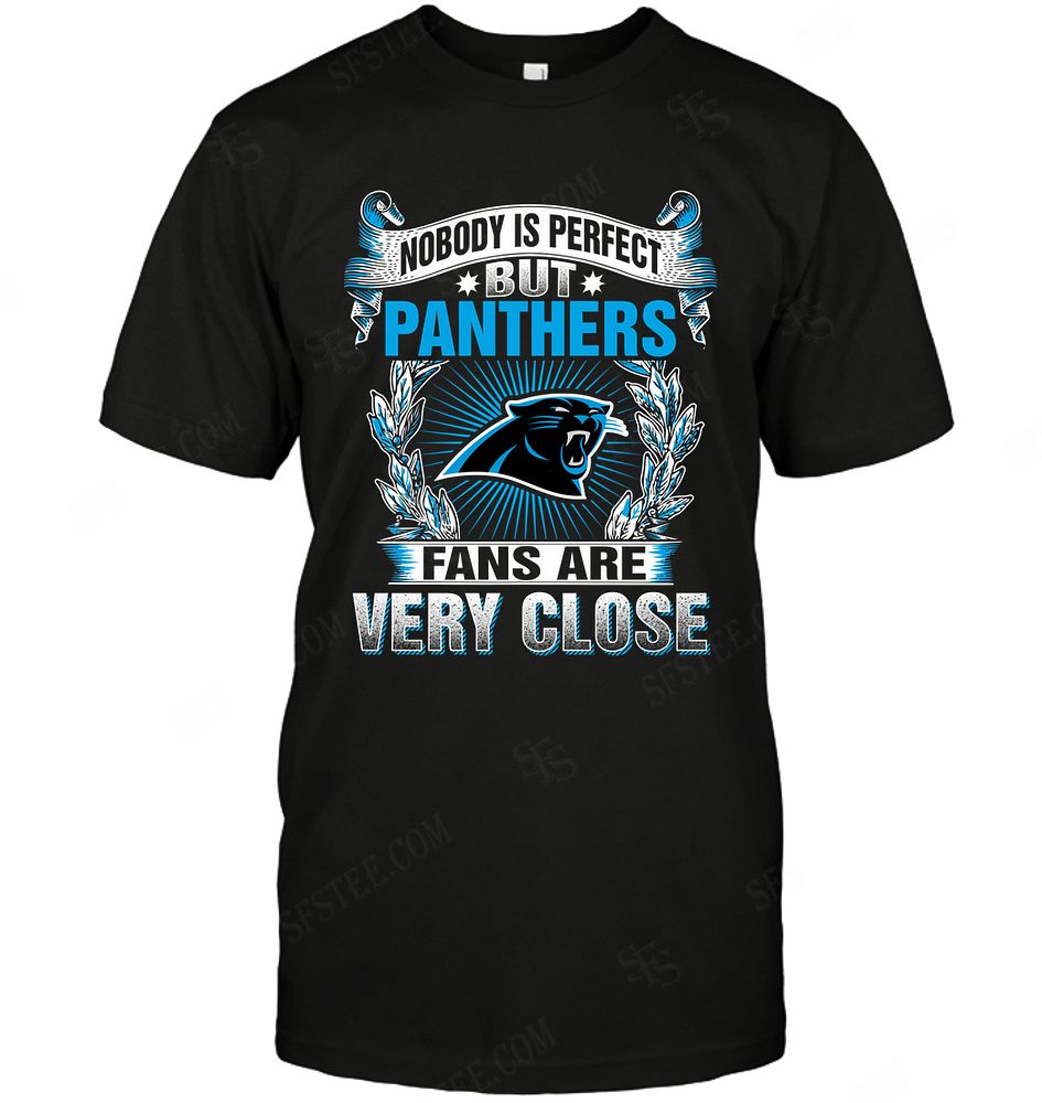 Nfl Carolina Panthers Nobody Is Perfect Plus Size Up To 5xl