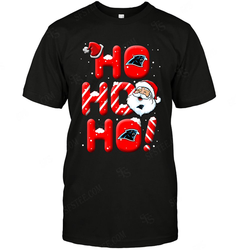 Nfl Carolina Panthers Noel Christmas Ho Ho Ho Plus Size Up To 5xl