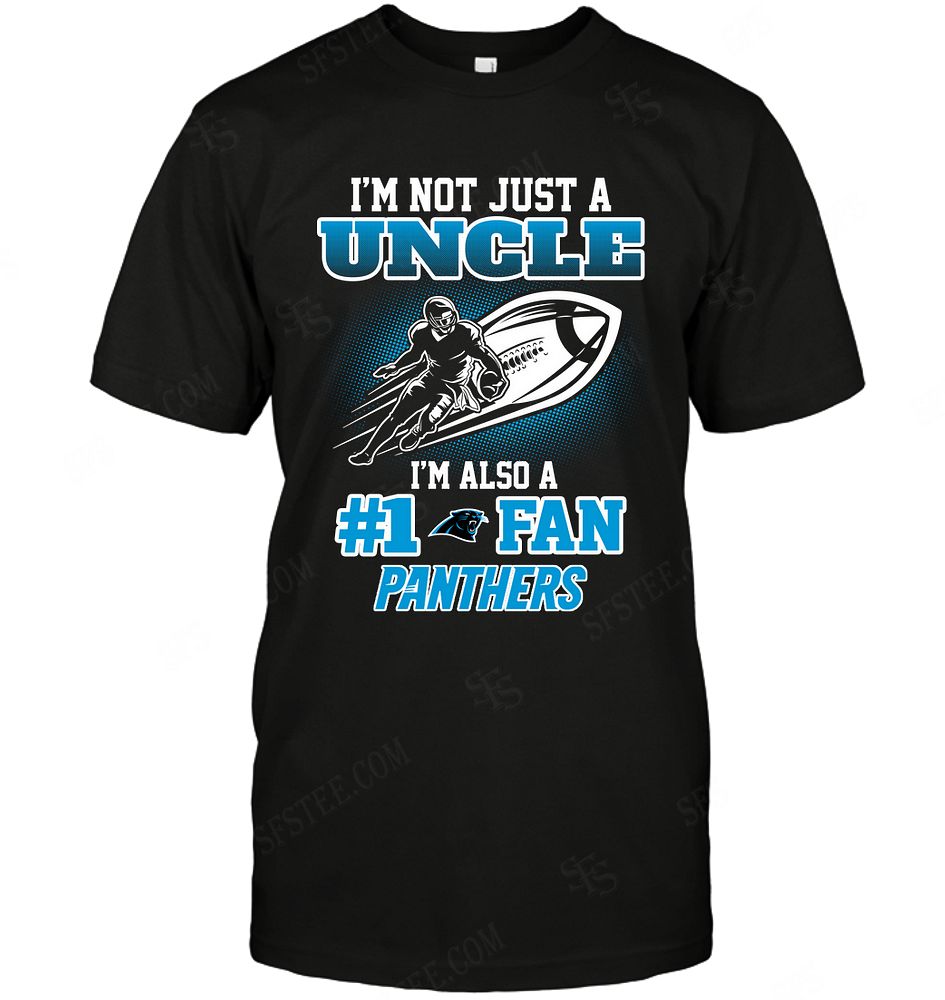 Nfl Carolina Panthers Not Just Uncle Also A Fan Long Sleeve Plus Size Up To 5xl