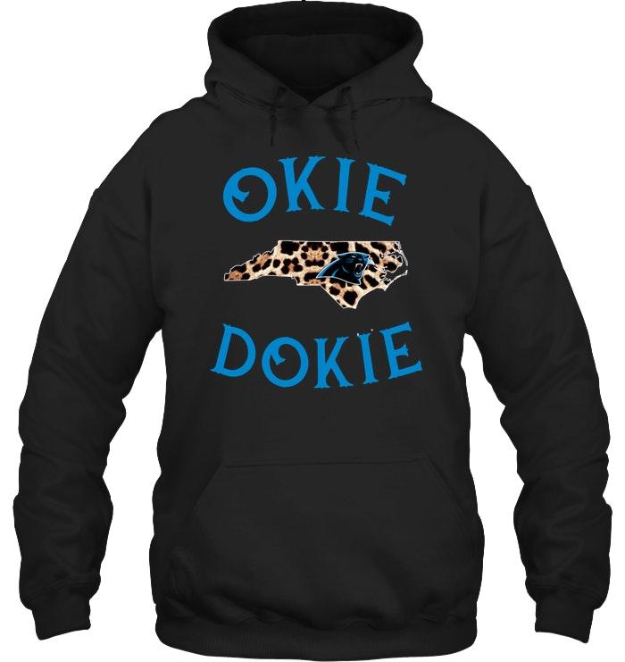 Nfl Carolina Panthers Okie Dokie Carolina Panthers State Panther Pattern Hoodie Shirt Plus Size Up To 5xl