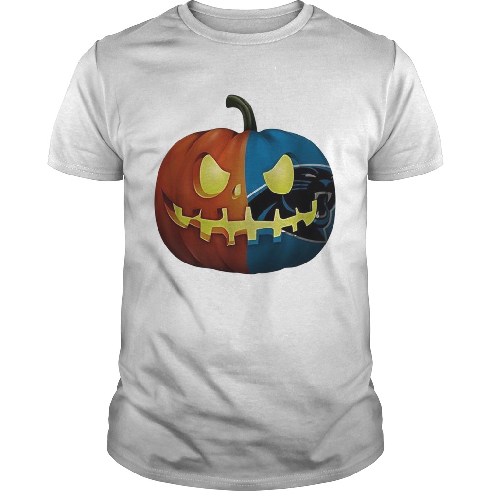 Nfl Carolina Panthers Pumpkin Halloween Shirt Plus Size Up To 5xl