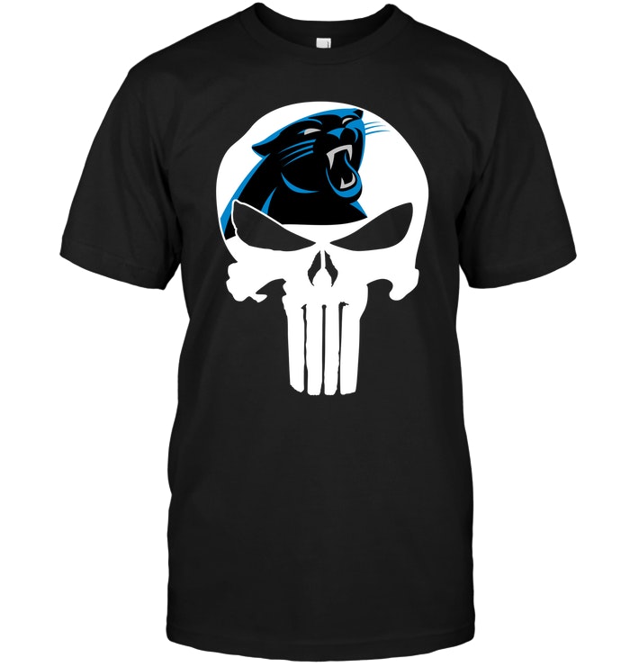 Nfl Carolina Panthers Punisher Tshirt Size Up To 5xl