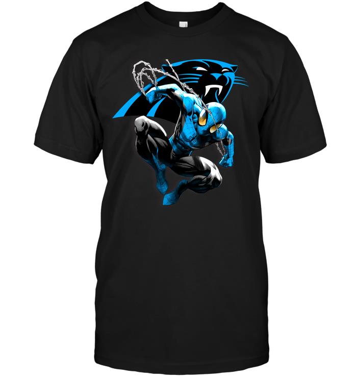 Nfl Carolina Panthers Spiderman Carolina Panthers Hoodie Size Up To 5xl