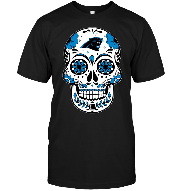 Nfl Carolina Panthers Sugar Skull Shirt Plus Size Up To 5xl