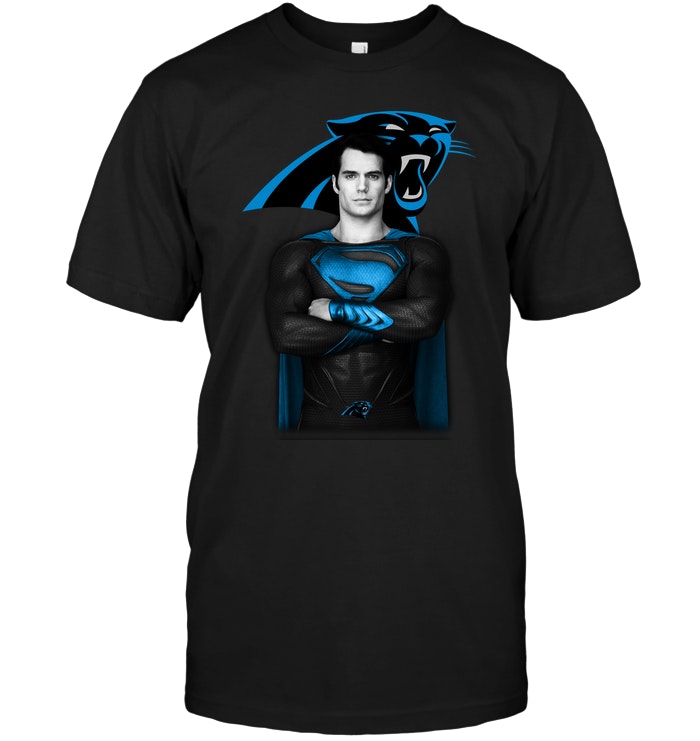 Nfl Carolina Panthers Superman Clark Kent Tank Top Size Up To 5xl