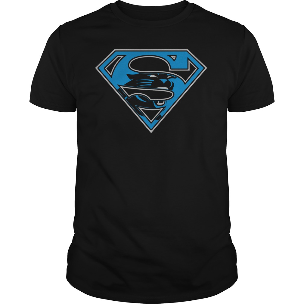 Nfl Carolina Panthers Superman Logo Tank Top Size Up To 5xl