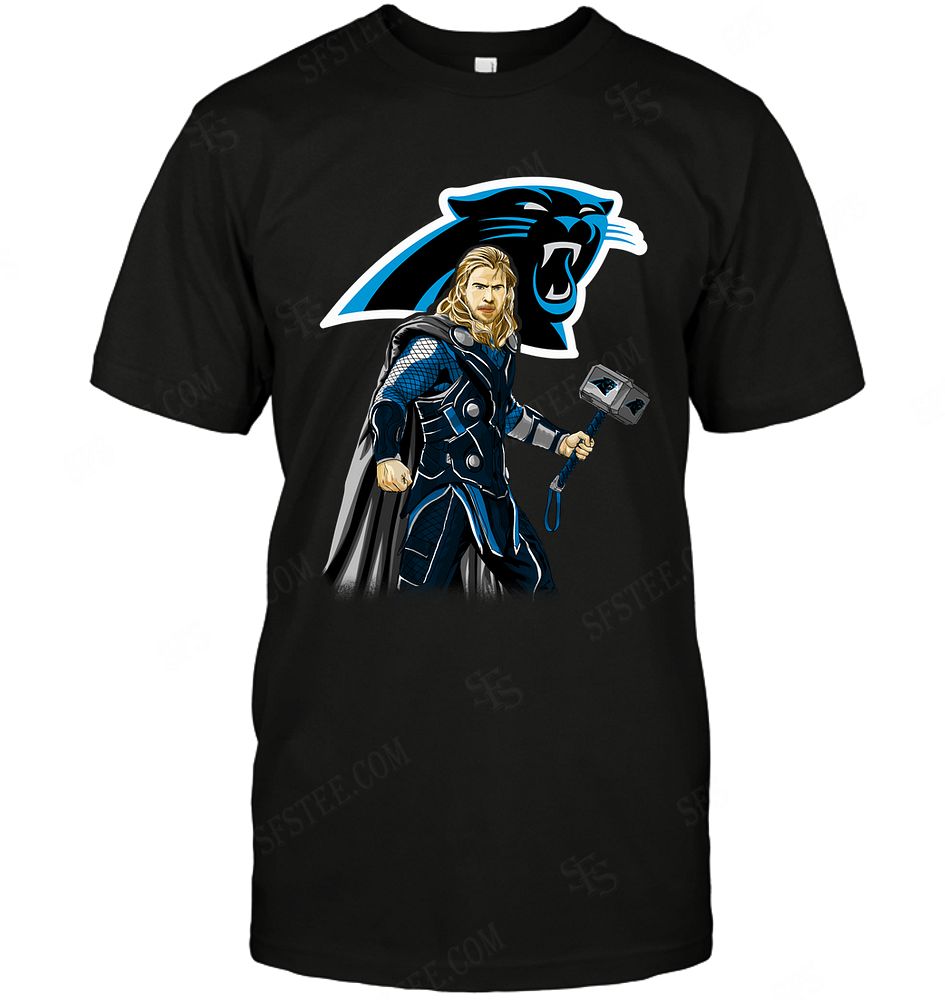 Nfl Carolina Panthers Thor Dc Marvel Jersey Superhero Avenger Tank Top Plus Size Up To 5xl