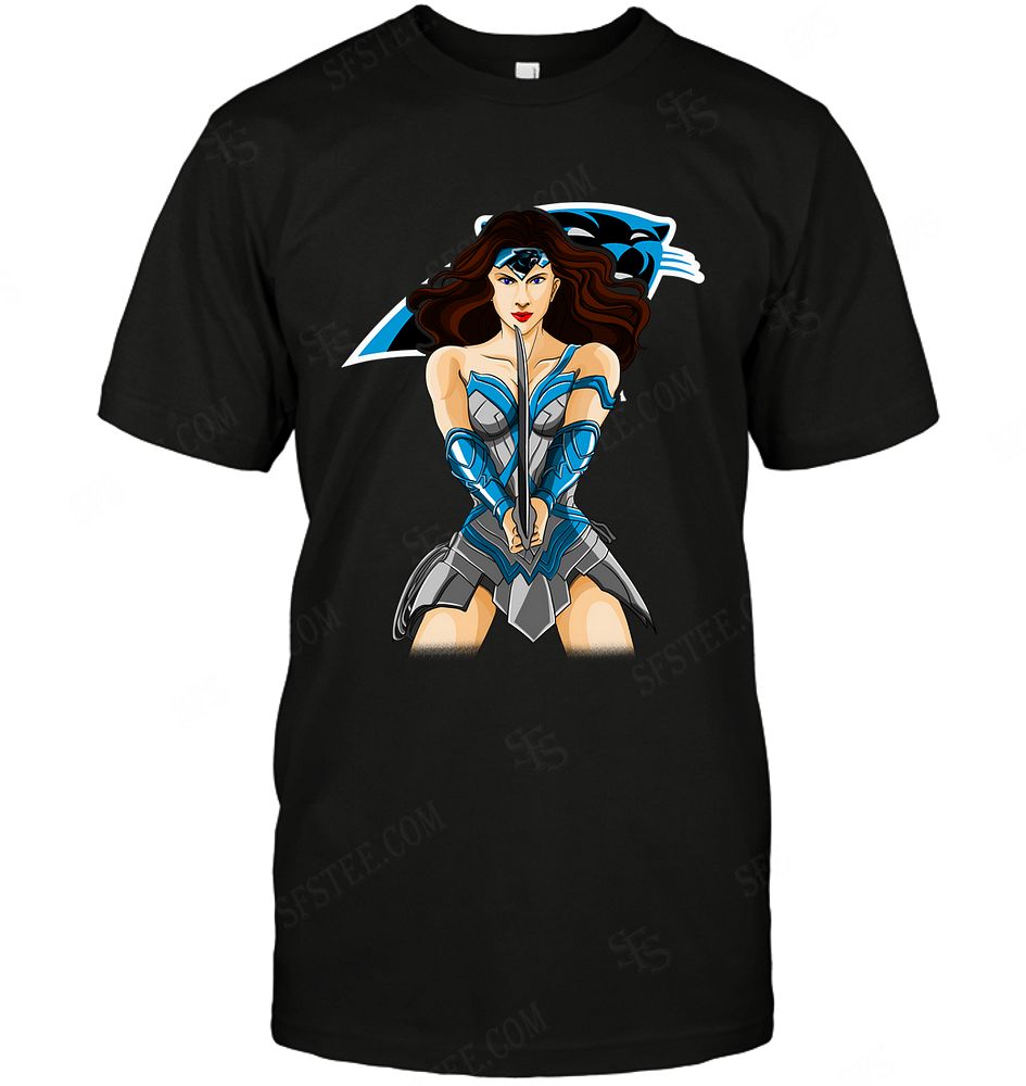 Nfl Carolina Panthers Wonderwoman Dc Marvel Jersey Superhero Avenger Tshirt Plus Size Up To 5xl