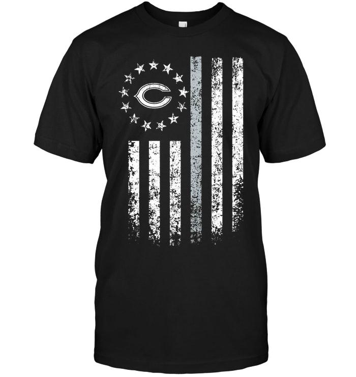 Nfl Chicago Bears American Flag Stars Shirt Shirt Size Up To 5xl