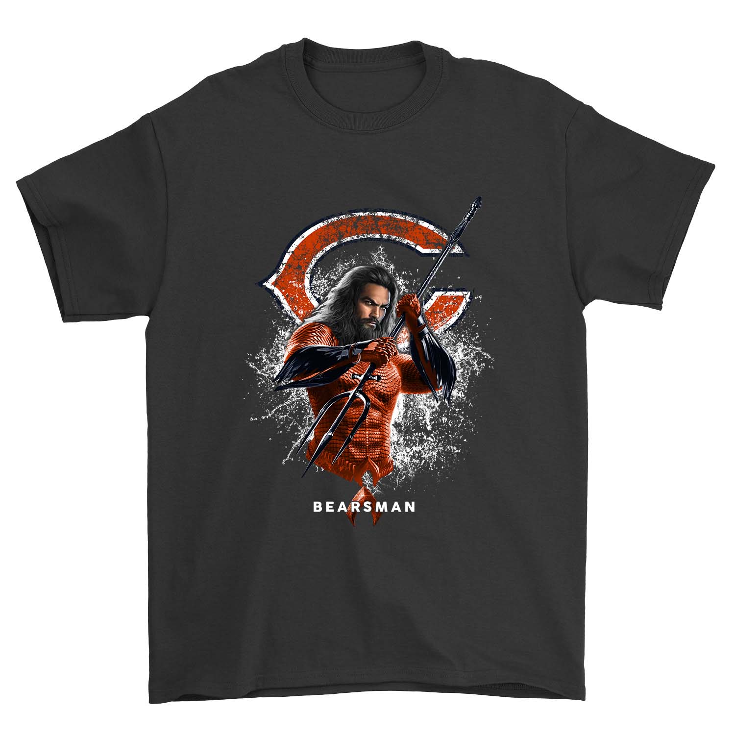 Nfl Chicago Bears Aquaman Bearsman Chicago Bears Plus Size Up To 5xl