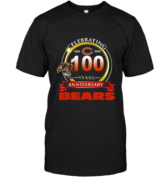 Nfl Chicago Bears Celebrateing 100 Years Anniversary Shirt Hoodie Size Up To 5xl