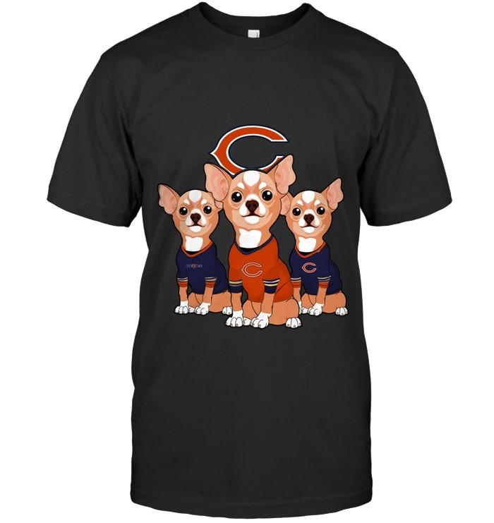 Nfl Chicago Bears Chihuahuas Fan Shirt Tank Top Plus Size Up To 5xl