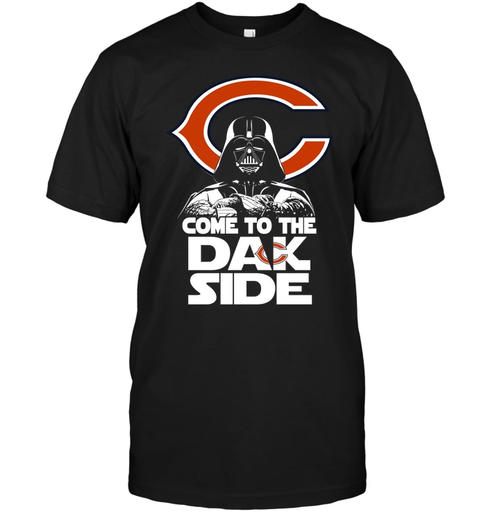 Nfl Chicago Bears Come To The Dak Side Dark Vader Tshirt Size Up To 5xl