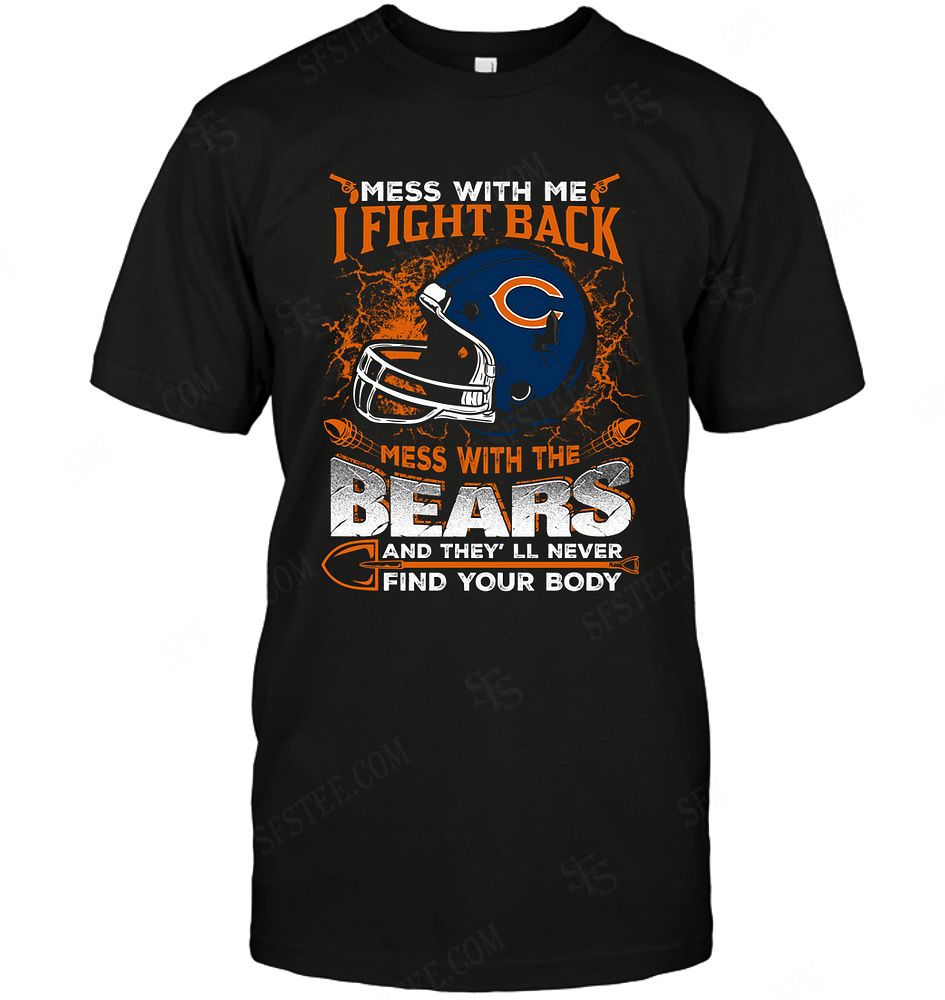 Nfl Chicago Bears Dont Mess With Me Tshirt Plus Size Up To 5xl