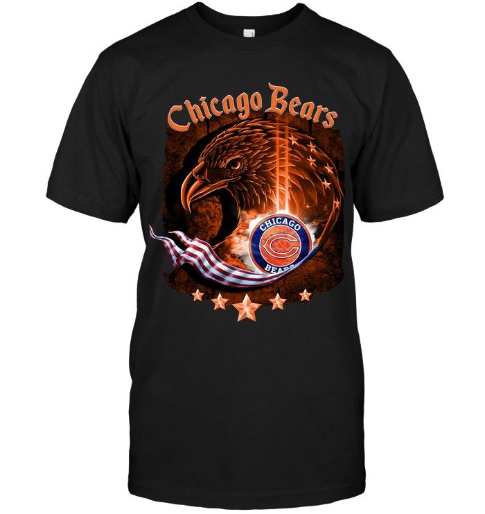 Nfl Chicago Bears Eagle American Flag Shirt Shirt Size Up To 5xl