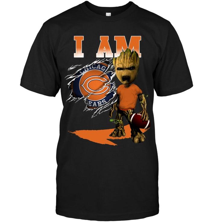 Nfl Chicago Bears I Am Chicago Bears Groot Shirt Shirt Size Up To 5xl