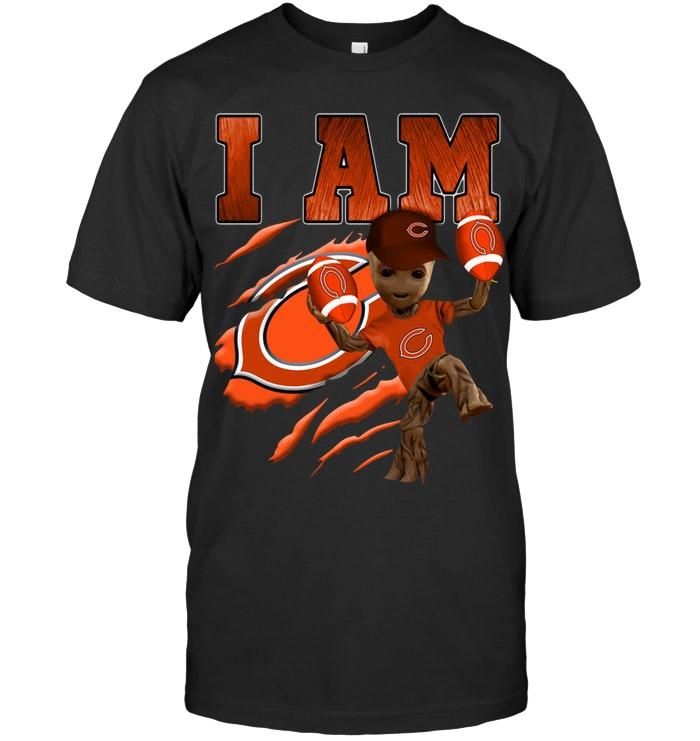 Nfl Chicago Bears I Am Groot Loves Chicago Bears Fan T Shirt Shirt Size Up To 5xl