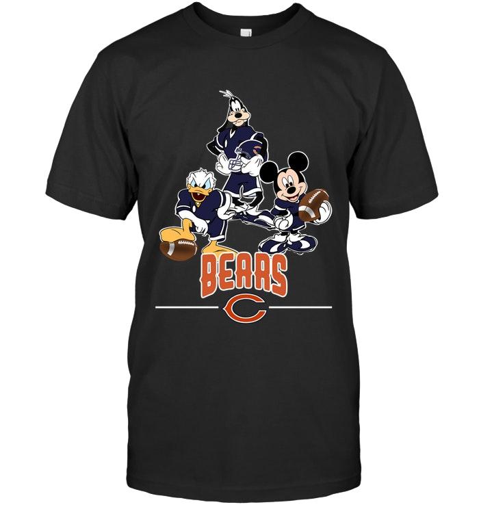 Nfl Chicago Bears Mickey Donald Goofy Fan Shirt Size Up To 5xl