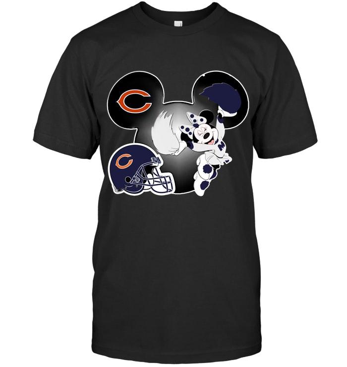 Nfl Chicago Bears Minnie Cheerleader Shirt Long Sleeve Plus Size Up To 5xl