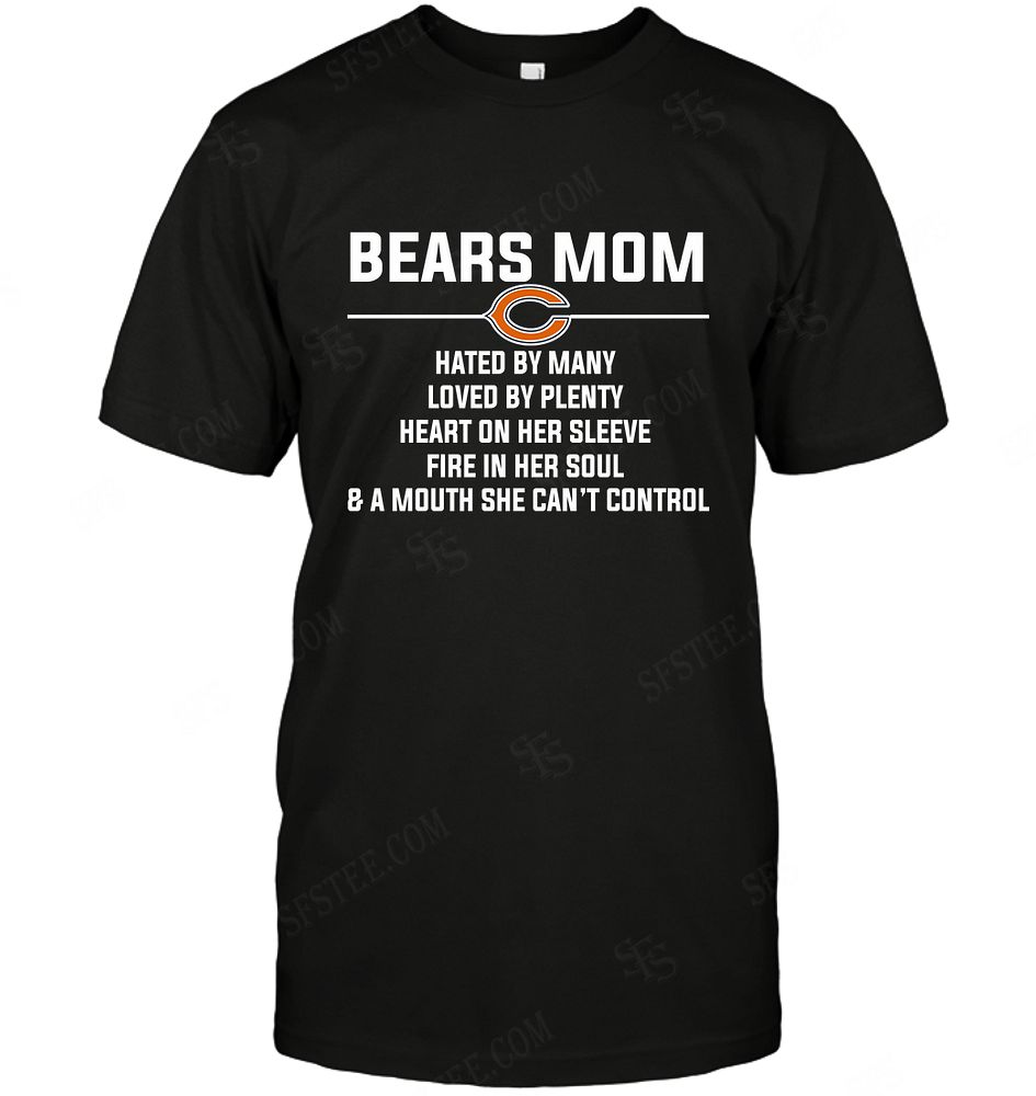 Nfl Chicago Bears Mom Hated By Many Loved By Plenty Long Sleeve Plus Size Up To 5xl