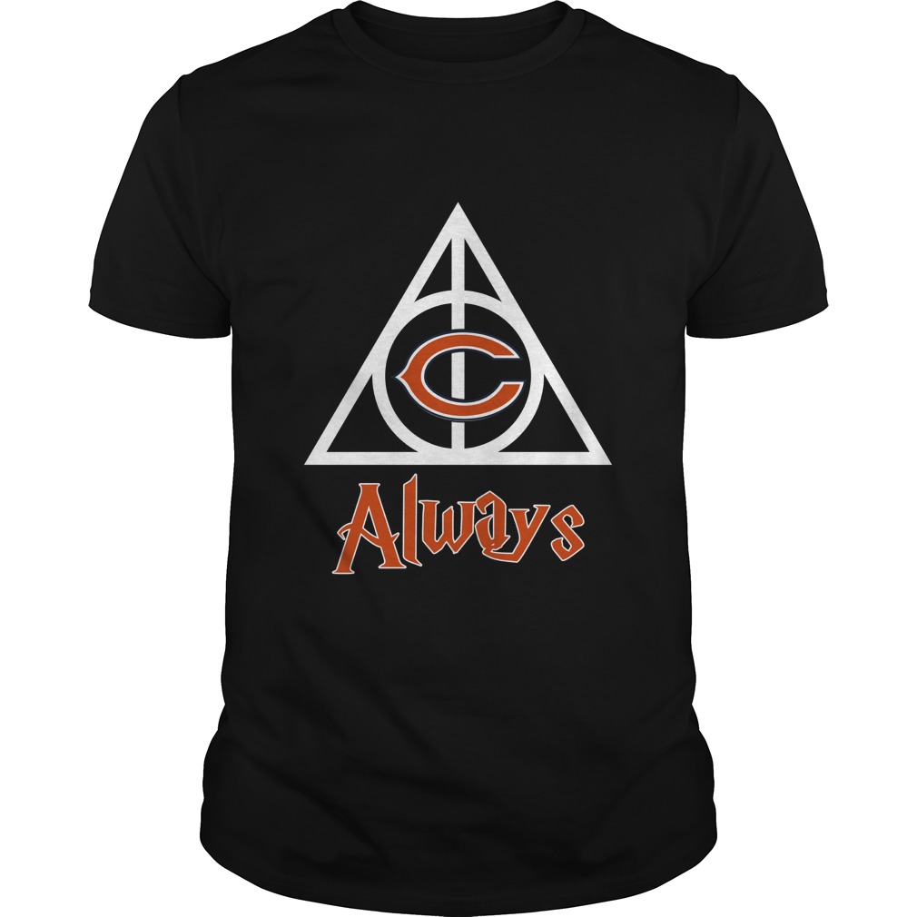 Nfl Chicago Bears Nfl Chicago Bears Deathly Hallows Always Harry Potter Long Sleeve Size Up To 5xl