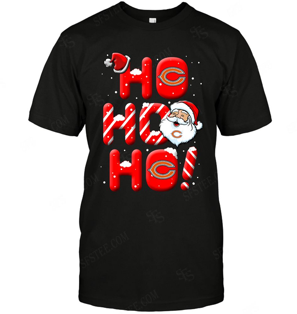 Nfl Chicago Bears Noel Christmas Ho Ho Ho Size Up To 5xl