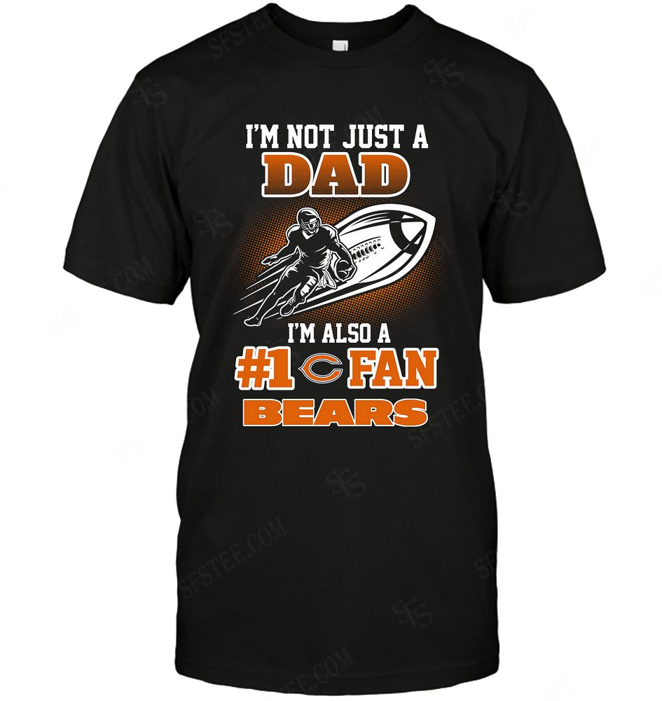 Nfl Chicago Bears Not Just Dad Also A Fan Shirt Plus Size Up To 5xl