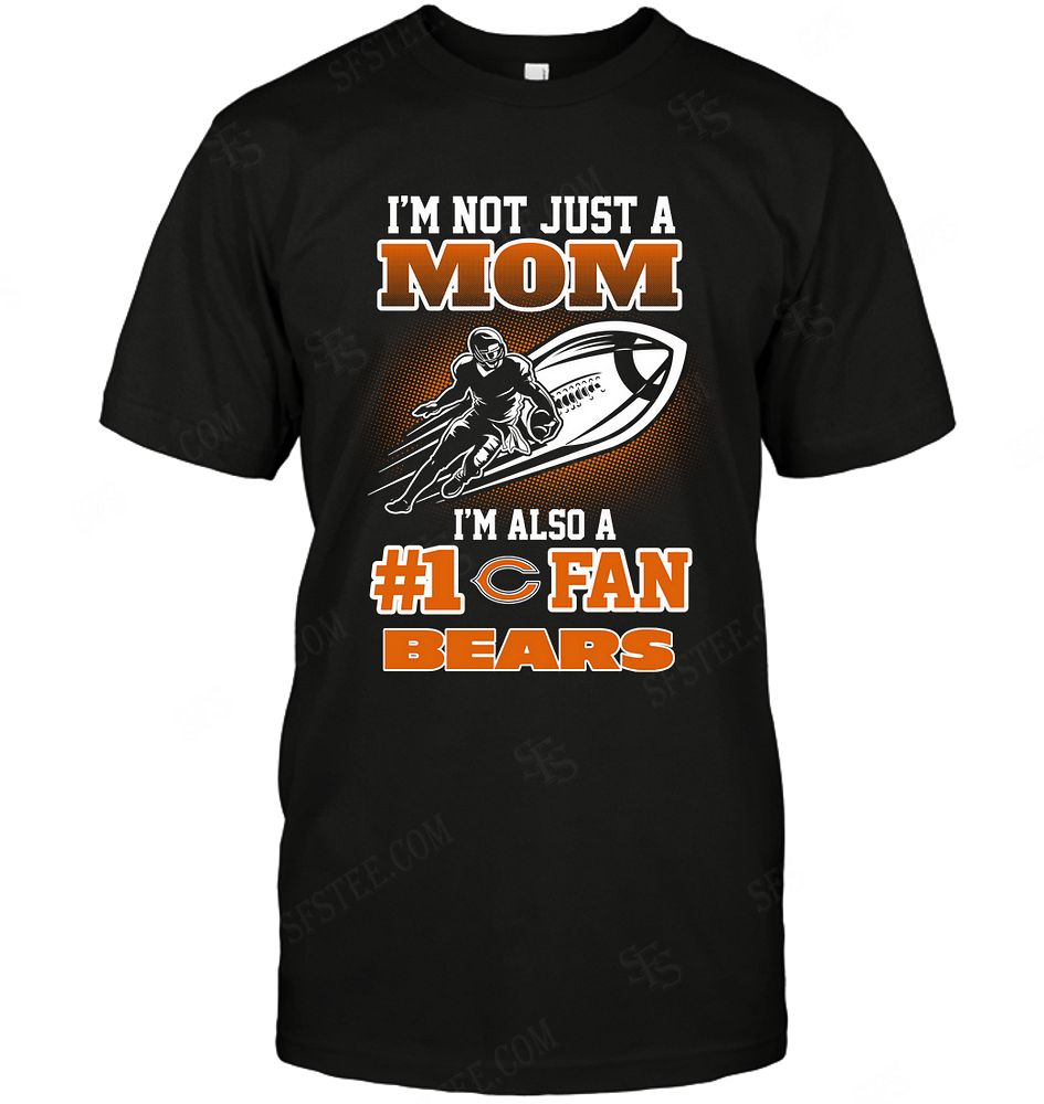 Nfl Chicago Bears Not Just Mom Also A Fan Hoodie Plus Size Up To 5xl