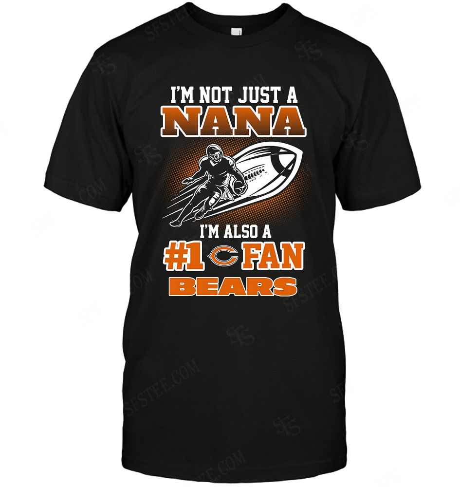 Nfl Chicago Bears Not Just Nana Also A Fan Long Sleeve Size Up To 5xl