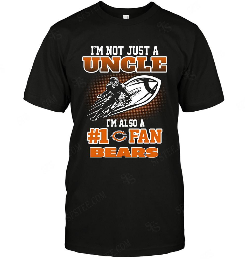 Nfl Chicago Bears Not Just Uncle Also A Fan Long Sleeve Size Up To 5xl